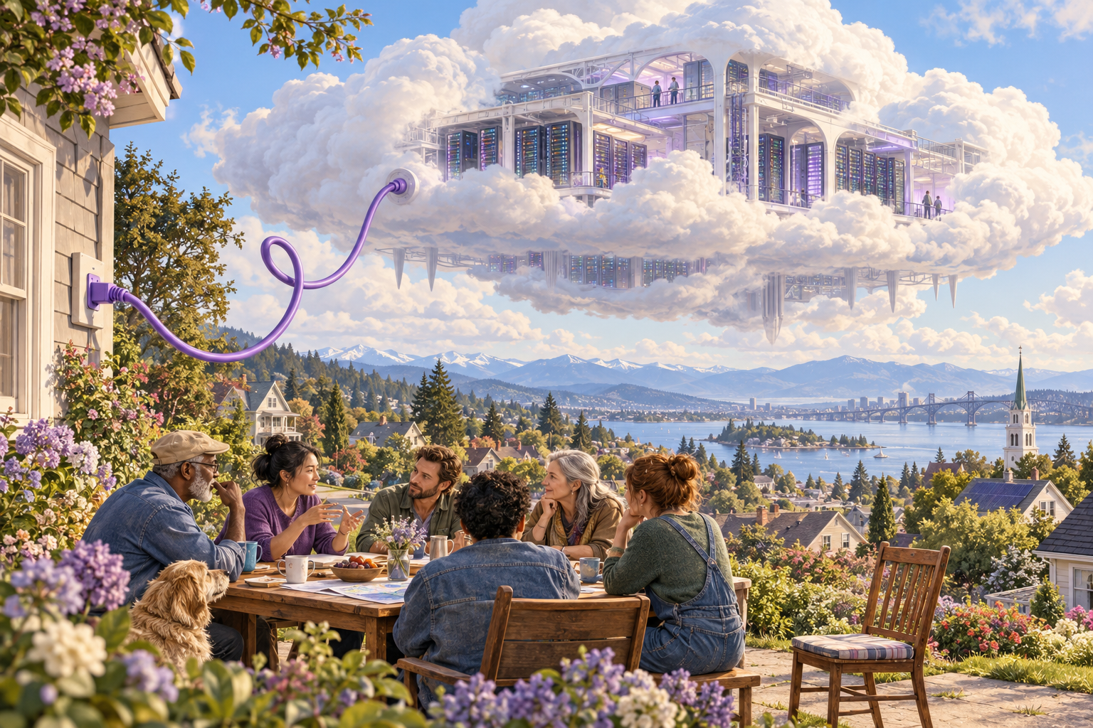 The cloud has neighbors.