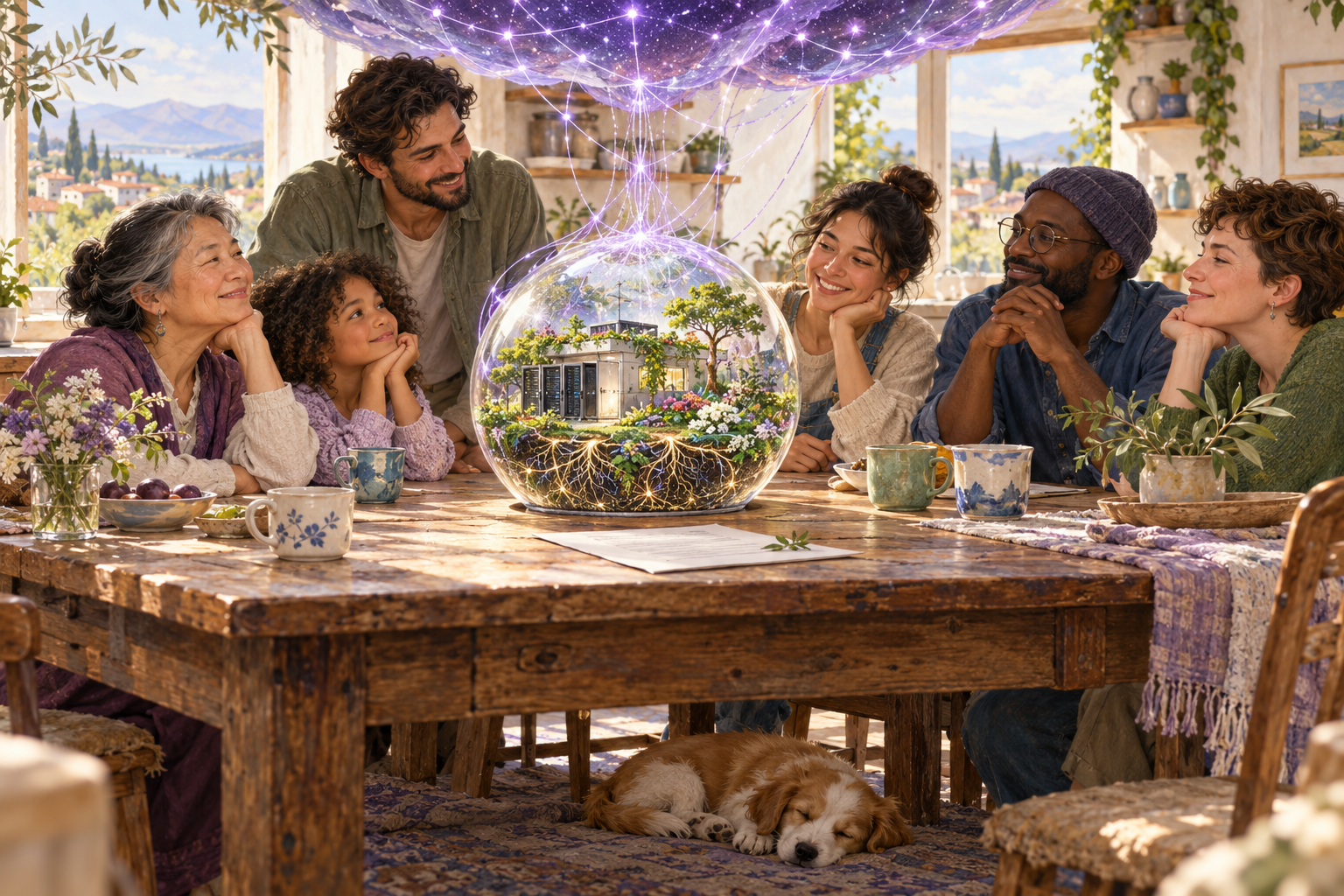 Bring the constellation down to the kitchen table.