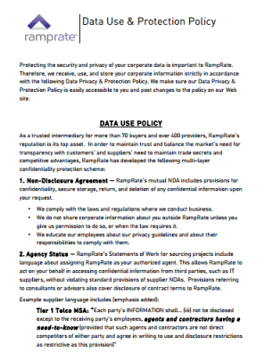 Data Use & Protection Policy Data Use & Protection Policy